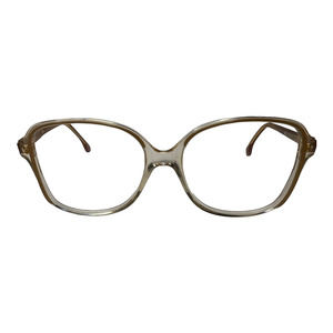 Cristelle Eyeglasses Frame Yellow Clear Square Full Rim CR01 H3565